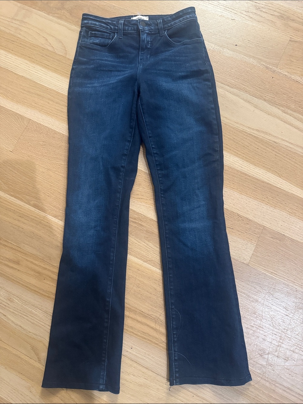 L'AGENCE Dark Blue Bootcut Jeans